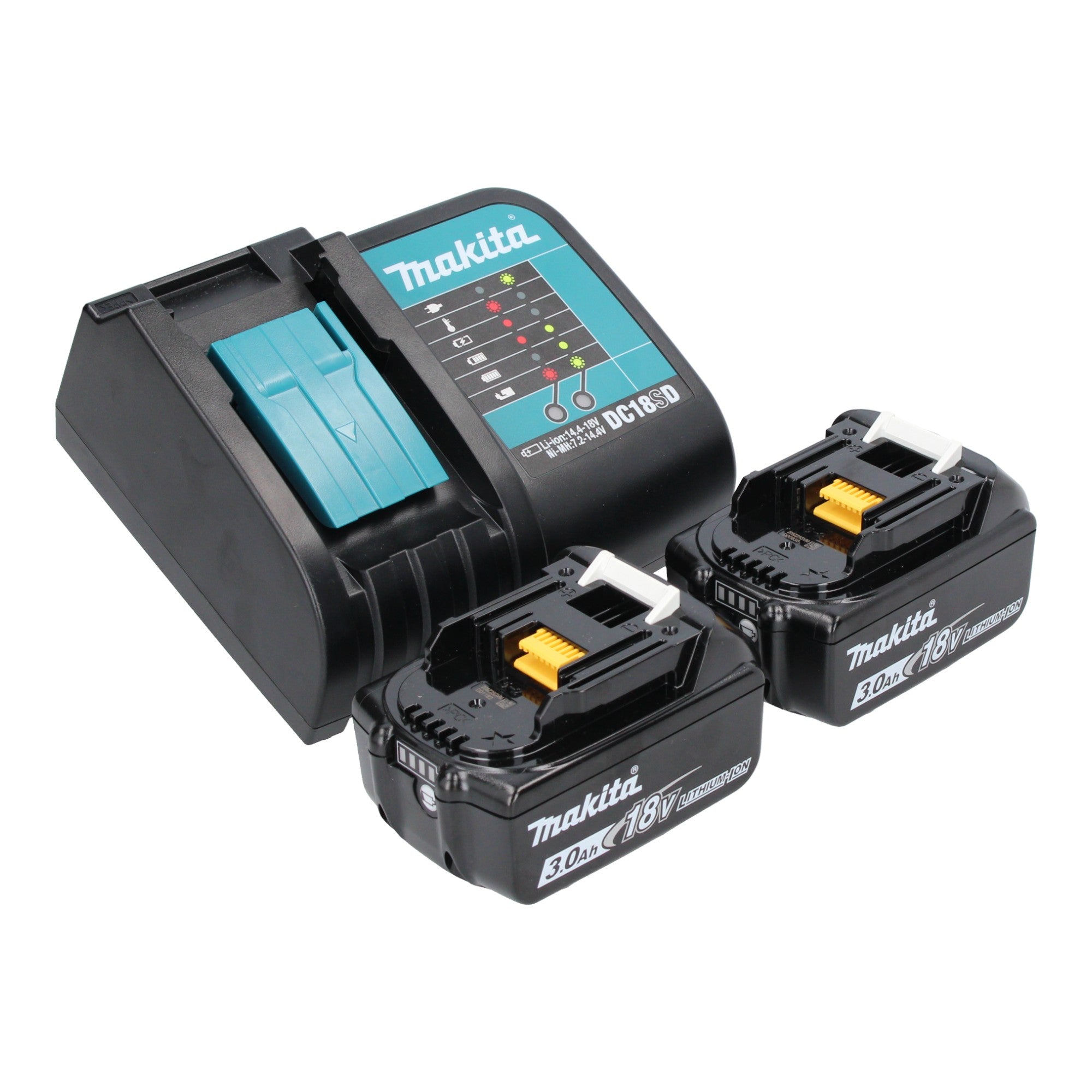 Makita DCL 283 FSF Akku Staubsauger 18 V 0 73 l Brushless 2x Akku 3 0 Ah Ladegeraet 2 - toolbrothers