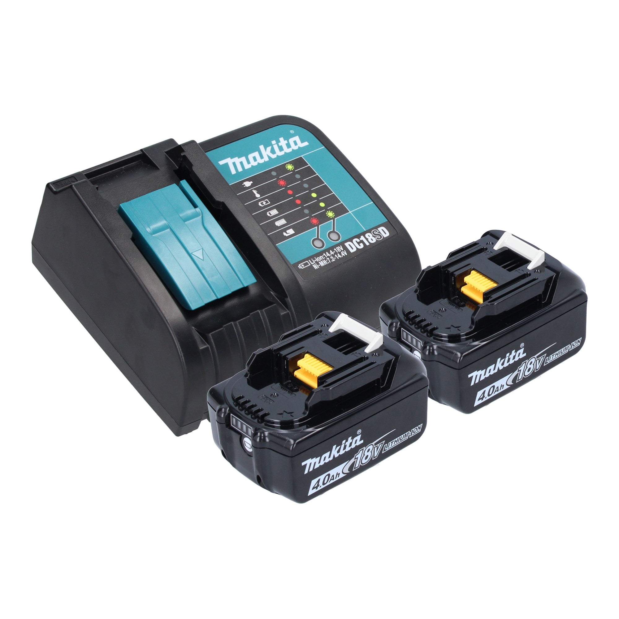 Makita DCL 283 FSM Akku Staubsauger 18 V 0 73 l Brushless 2x Akku 4 0 Ah Ladegeraet 2 - toolbrothers