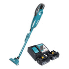 Makita DCL 283 FRT Akku Staubsauger 18 V 0 73 l Brushless 2x Akku 5 0 Ah Ladegeraet 0 - toolbrothers