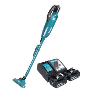 Makita DCL 283 FRT Akku Staubsauger 18 V 0,73 l Brushless + 2x Akku 5,0 Ah + Ladegerät