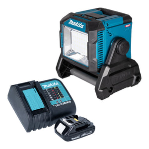 Makita ML 005 G SY1 Akku Baustellenleuchte 18 / 40 V max. 3.600 lm + 1x Akku 1,5 Ah + Ladegerät