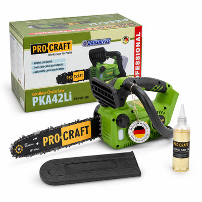Procraft PKA42Libb Akku Kettensaege 20 V 304 mm Brushless Solo ohne Akku ohne Ladegeraet 0 - toolbrothers