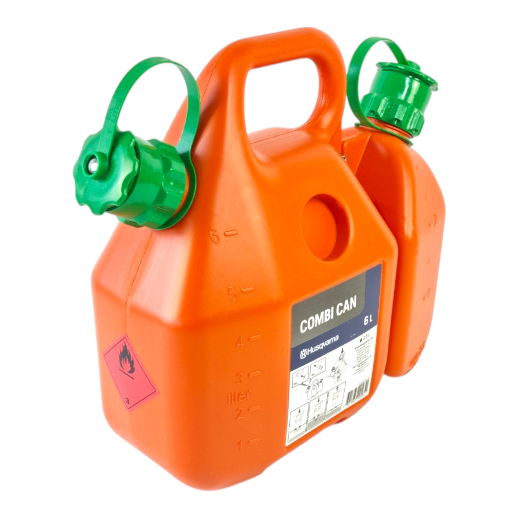 Husqvarna Kombikanister 6 2 5 L orange fuer Fett und Schmierstoffe 505698000  0 - toolbrothers
