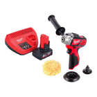 Milwaukee M12 BPS 601 Akku Polierer 12 V 1x Akku 6 0 Ah Ladegeraet 0 - toolbrothers