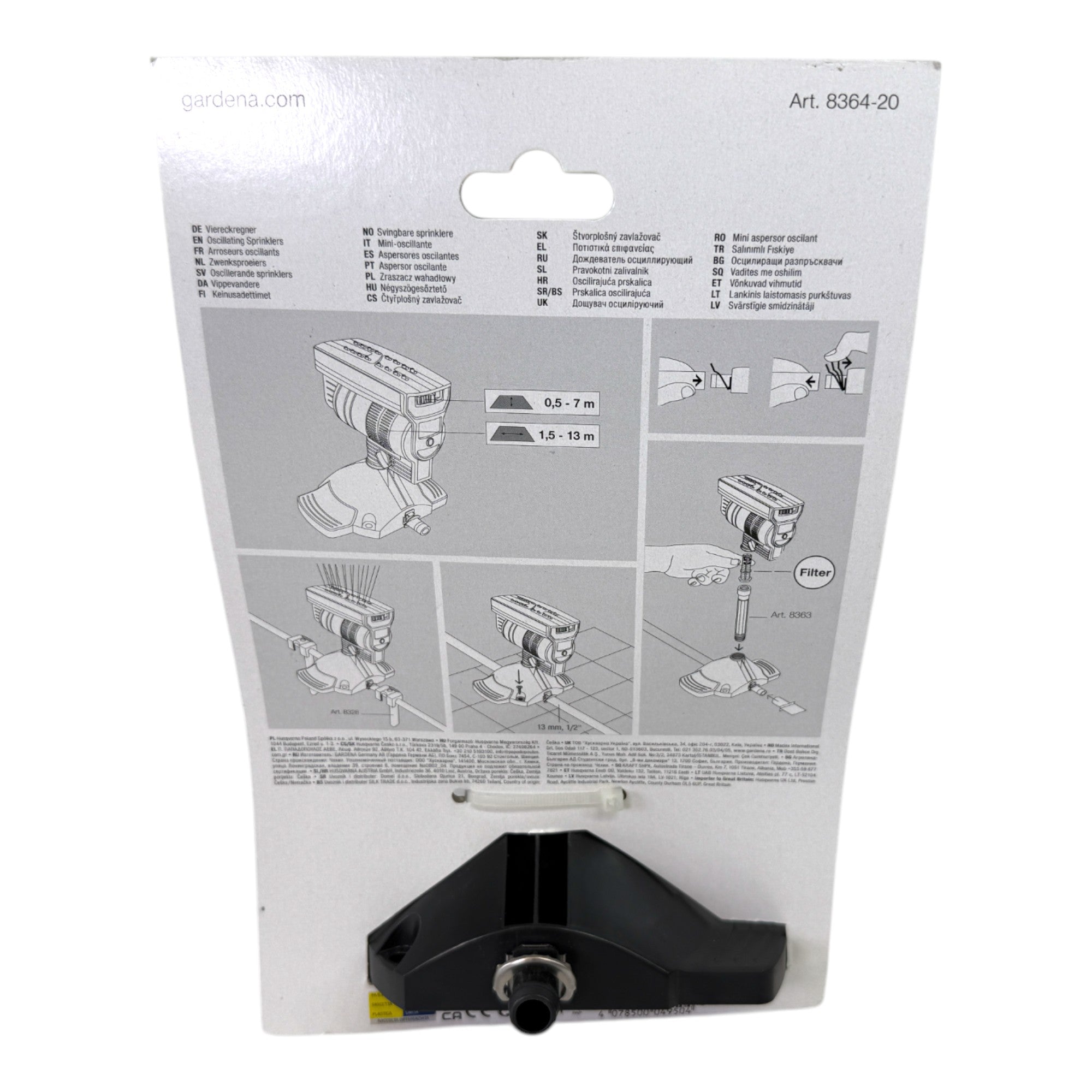 Gardena OS 90 Micro Drip System Viereckregner 1 5 13 m Reichweite 08364 20  3 - toolbrothers