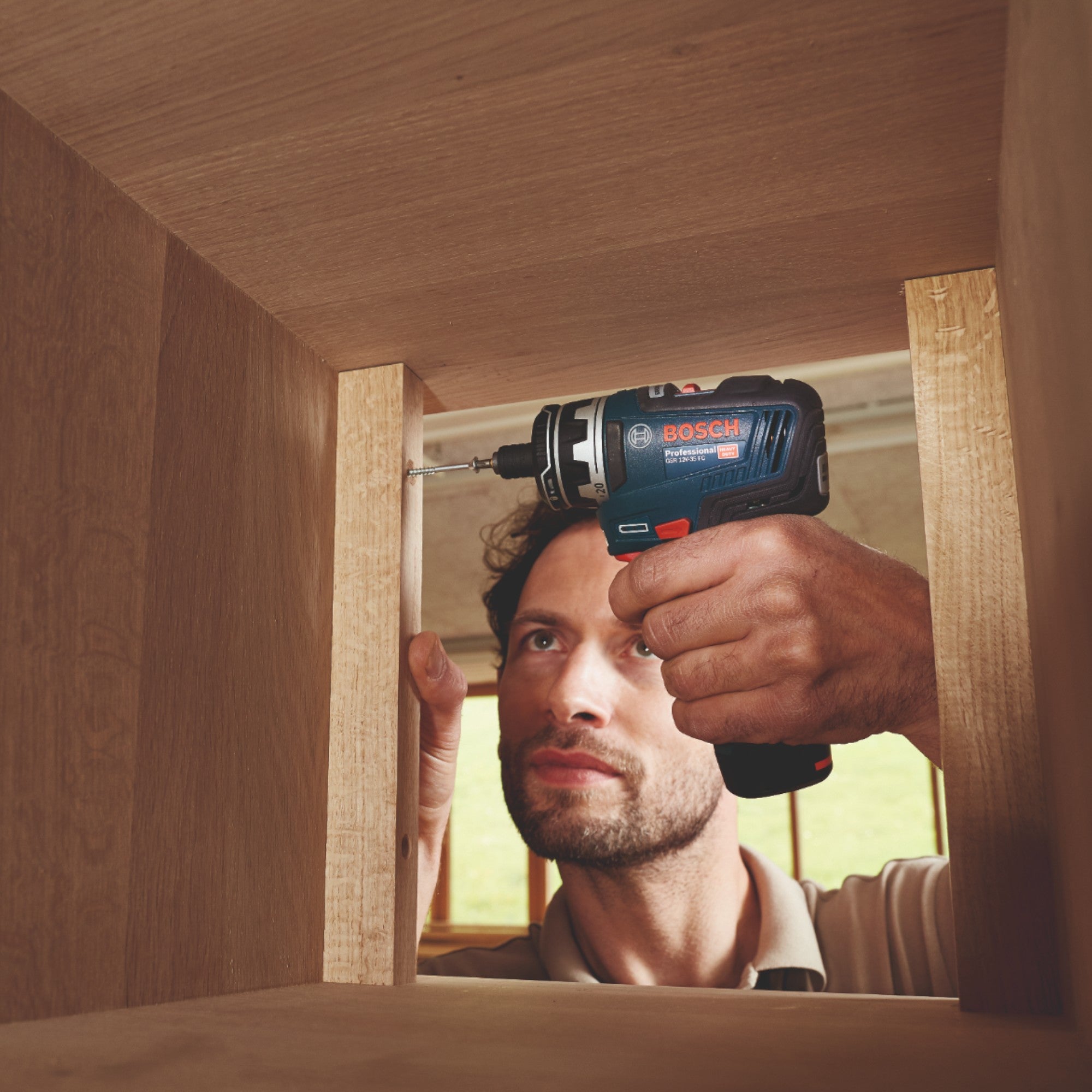 Bosch GSR 12V 35 FC Professional Akku Bohrschrauber 12 V 35 Nm Brushless 06019H3008 2x Akku 3 0 Ah Ladegeraet 5x Aufsatz L Boxx 4 - toolbrothers