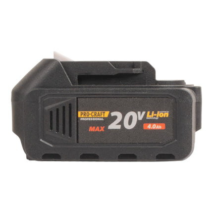 Procraft Starter Pack C20 6 5 Schnell Ladegeraet 20 V 6 5 A 1x 20 4 Akku 4 0 Ah 3 - toolbrothers