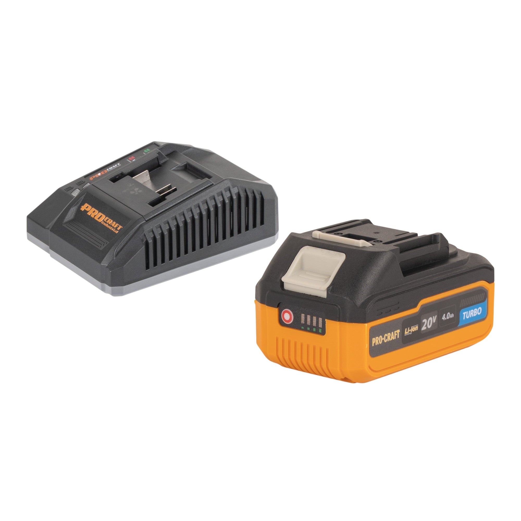 Procraft Starter Pack C20 6 5 Schnell Ladegeraet 20 V 6 5 A 1x 20 4 Turbo Akku 4 0 Ah 0 - toolbrothers