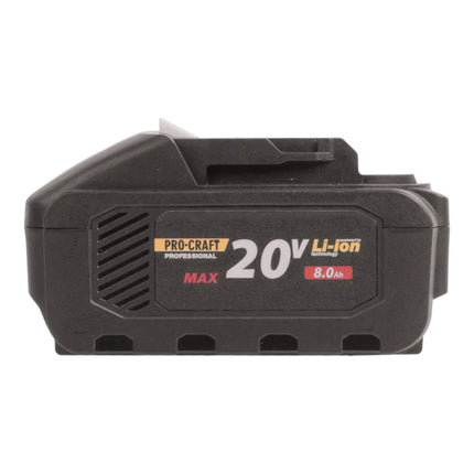 Procraft Starter Pack C20 6 5 Schnell Ladegeraet 20 V 6 5 A 2x 20 8 Akku 8 0 Ah 3 - toolbrothers