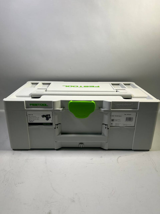 Festool KHC 18 EB Basic Akku Kombihammer 18 V 2 6 J SDS Plus Brushless 577447 Systainer Beschaedigt 0 - toolbrothers