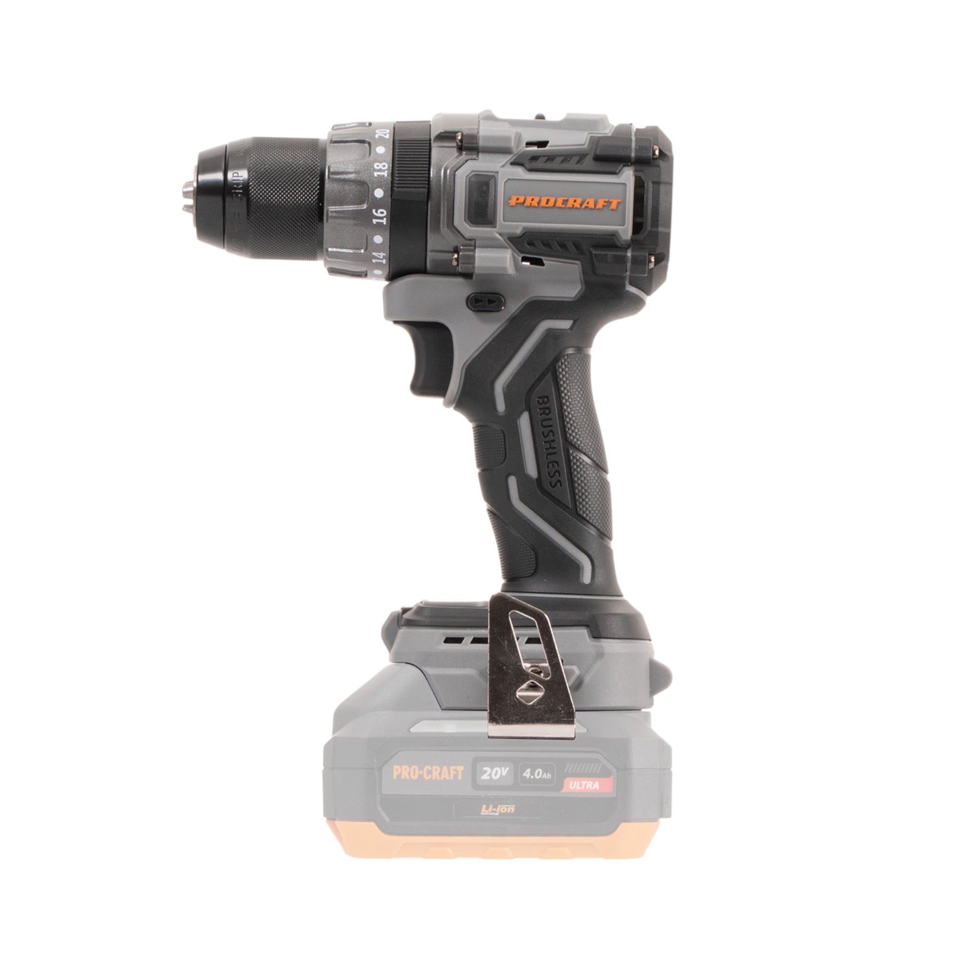 Procraft Industrial CD20Abb Akku Schlagbohrschrauber 20 V 85 Nm 2x Akku 4 0 Ah Ladegeraet RHINO Toolcase 2 - toolbrothers