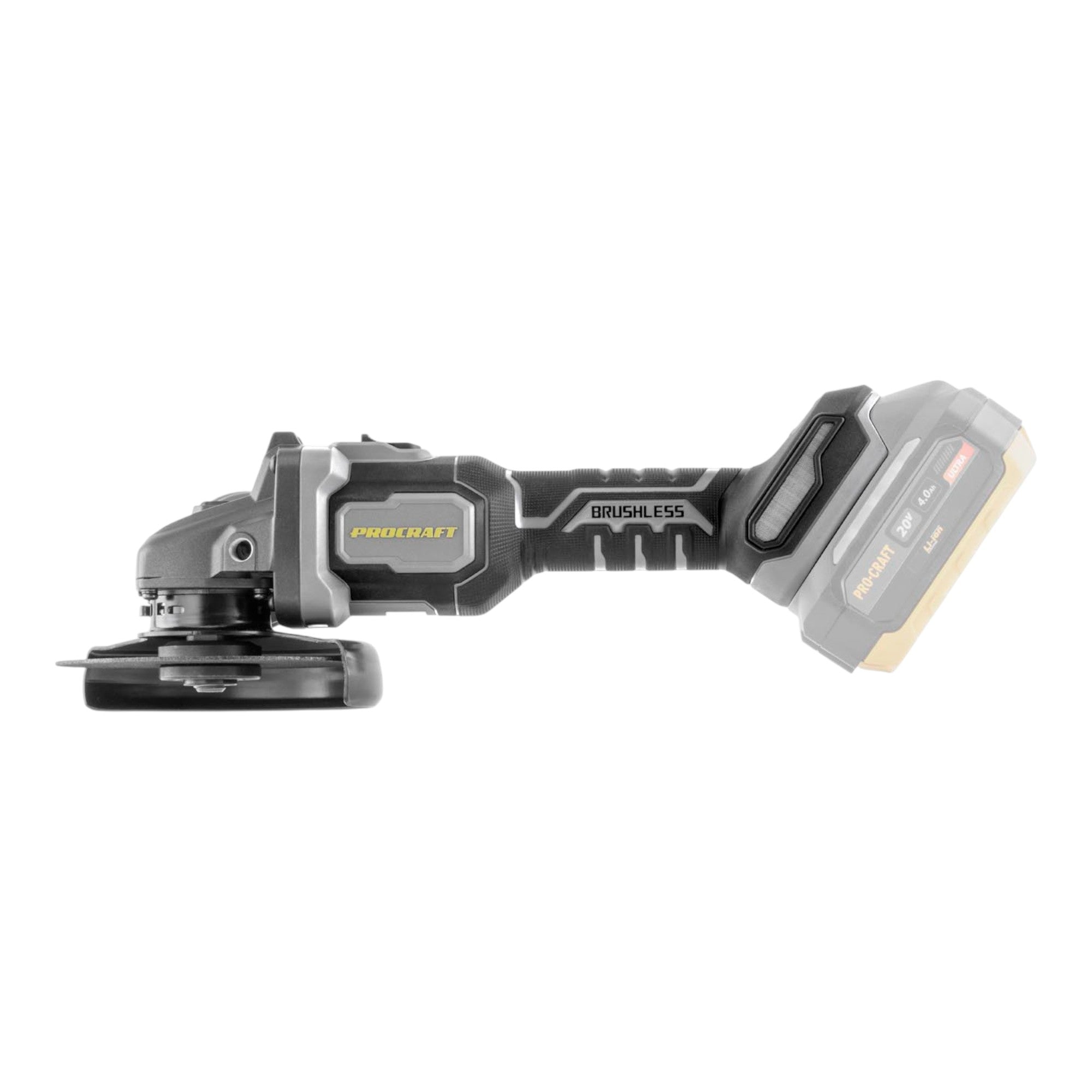 Procraft Industrial AG125Bbb Akku Winkelschleifer 20 V 125 mm Brushless 1x Akku 4 0 Ah Ladegeraet RHINO Toolcase 2 - toolbrothers
