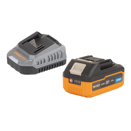 Procraft PHA40bb Akku Bohrhammer 20 V 2 6 J SDS plus Brushless 1x Akku 4 0 Ah Ladegeraet 3 - toolbrothers