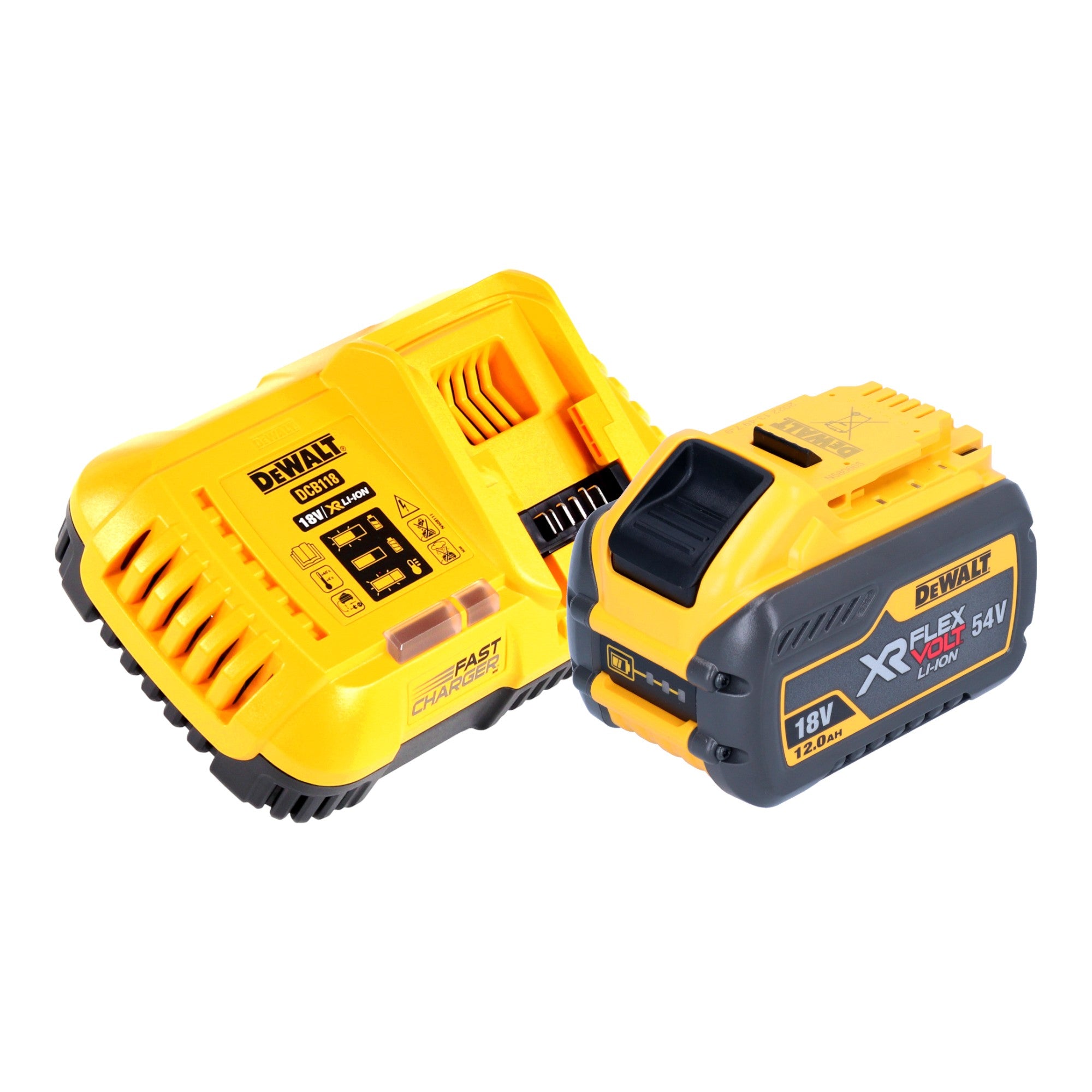 DeWalt DCMBL 777 Y1 Akku Axialgeblaese 54 V FlexVolt Brushless 1x Akku 12 0 Ah Ladegeraet 2 - toolbrothers