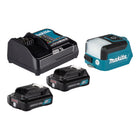 Makita ML 107 DSA Akku Lampe 12 V max 200 lm LED 2x Akku 2 0 Ah Ladegeraet 0 - toolbrothers