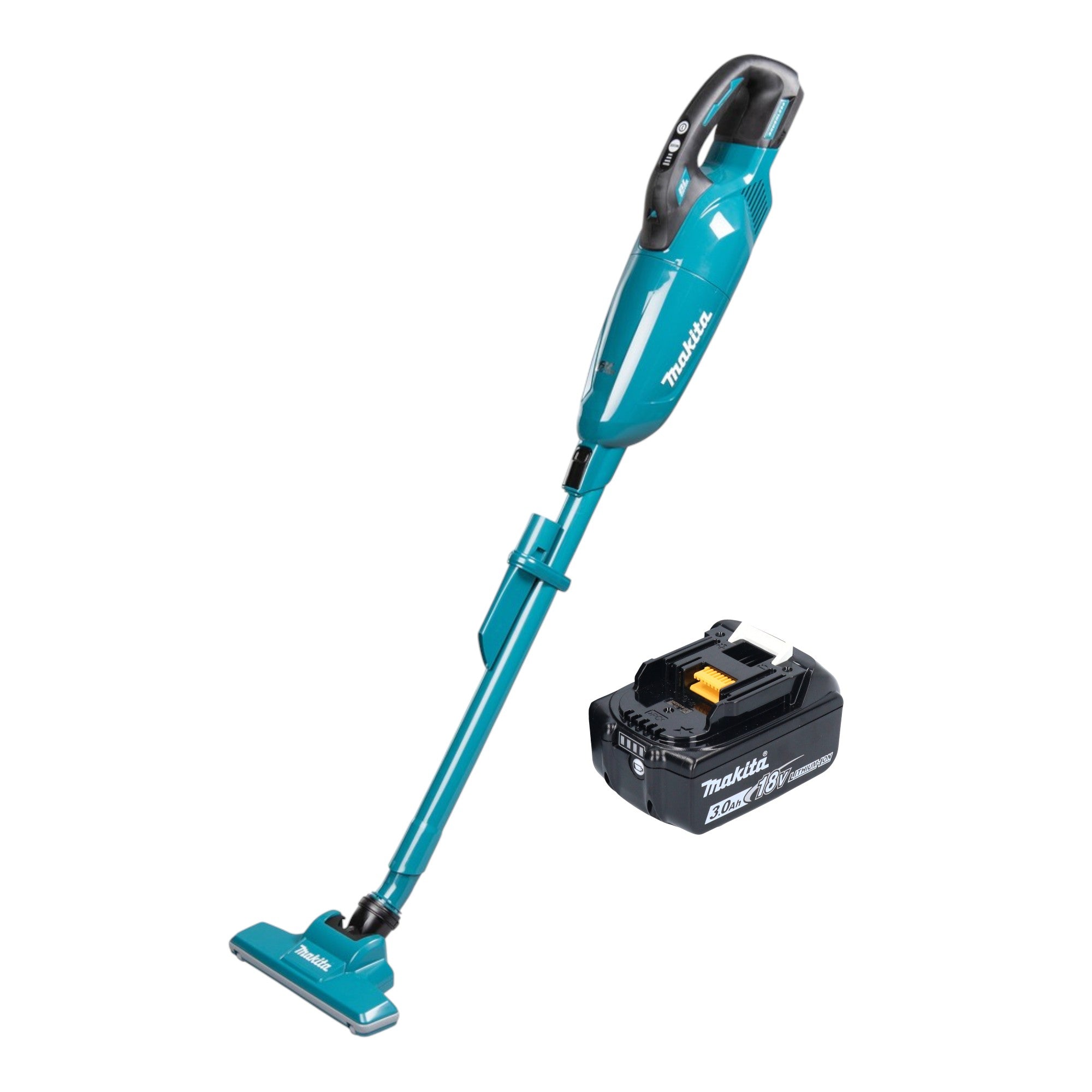 Makita DCL 284 FF Akku Staubsauger 18 V 0 73 l Brushless 1x Akku 3 0 Ah ohne Ladegeraet 0 - toolbrothers