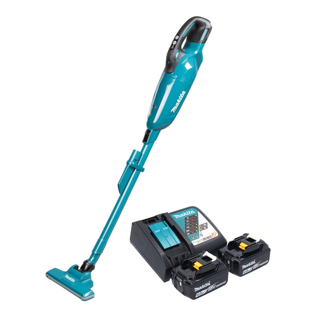 Makita DCL 284 FRG2 Akku Staubsauger 18 V 0 73 l Brushless 2x Akku 6 0 Ah Ladegeraet 0 - toolbrothers