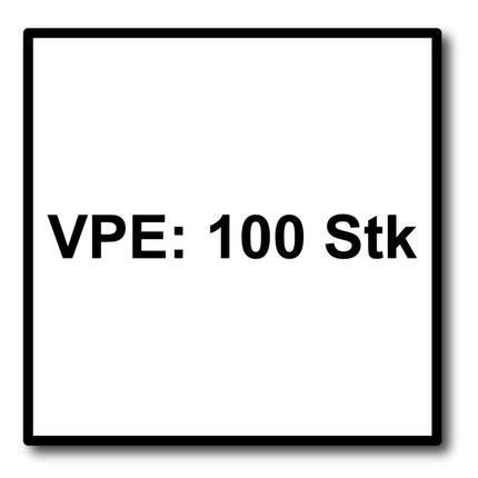 SPAX Universalschraube 6,0 x 100 mm 100 Stk. TORX T-STAR plus T30 WIROX Senkkopf Teilgewinde 4Cut-Spitze 0191010601005 - Toolbrothers