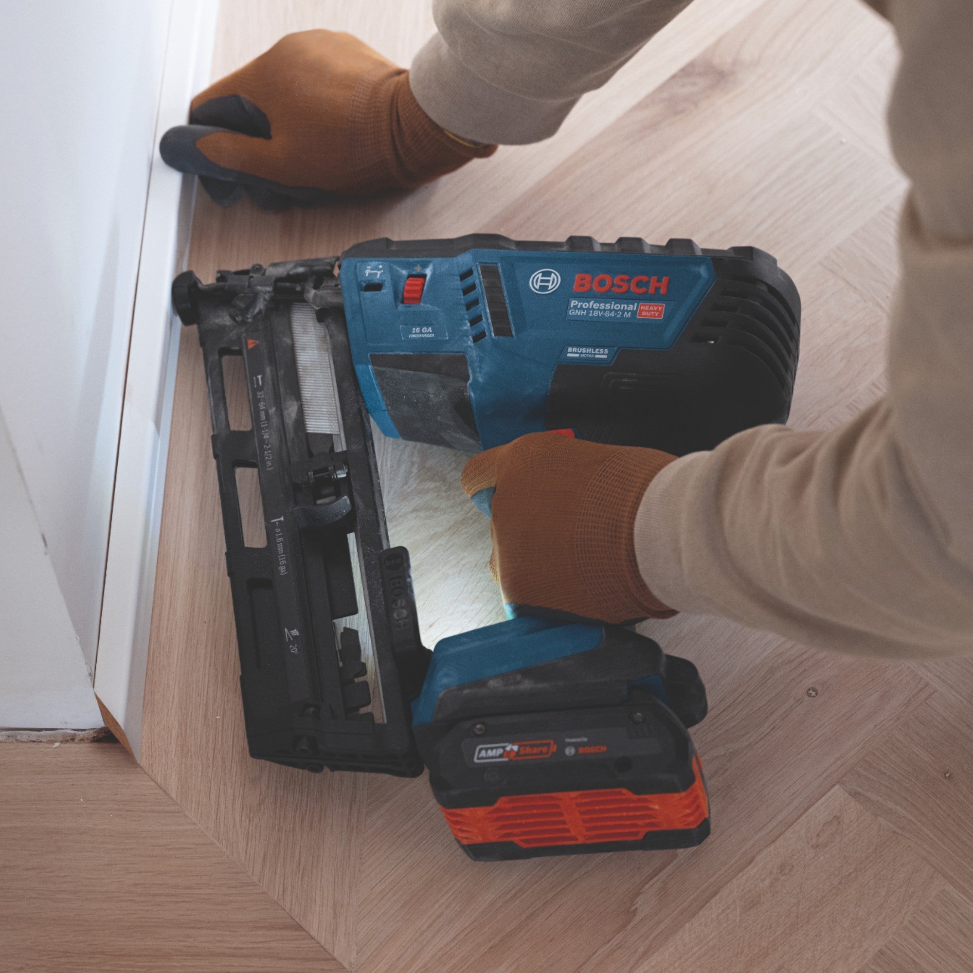 Bosch GNH 18V 64 2 M Professional Akku Holznagler 18 V 1 6 x 32 64 mm 0601482000 Solo ohne Akku ohne Ladegeraet 2 - toolbrothers