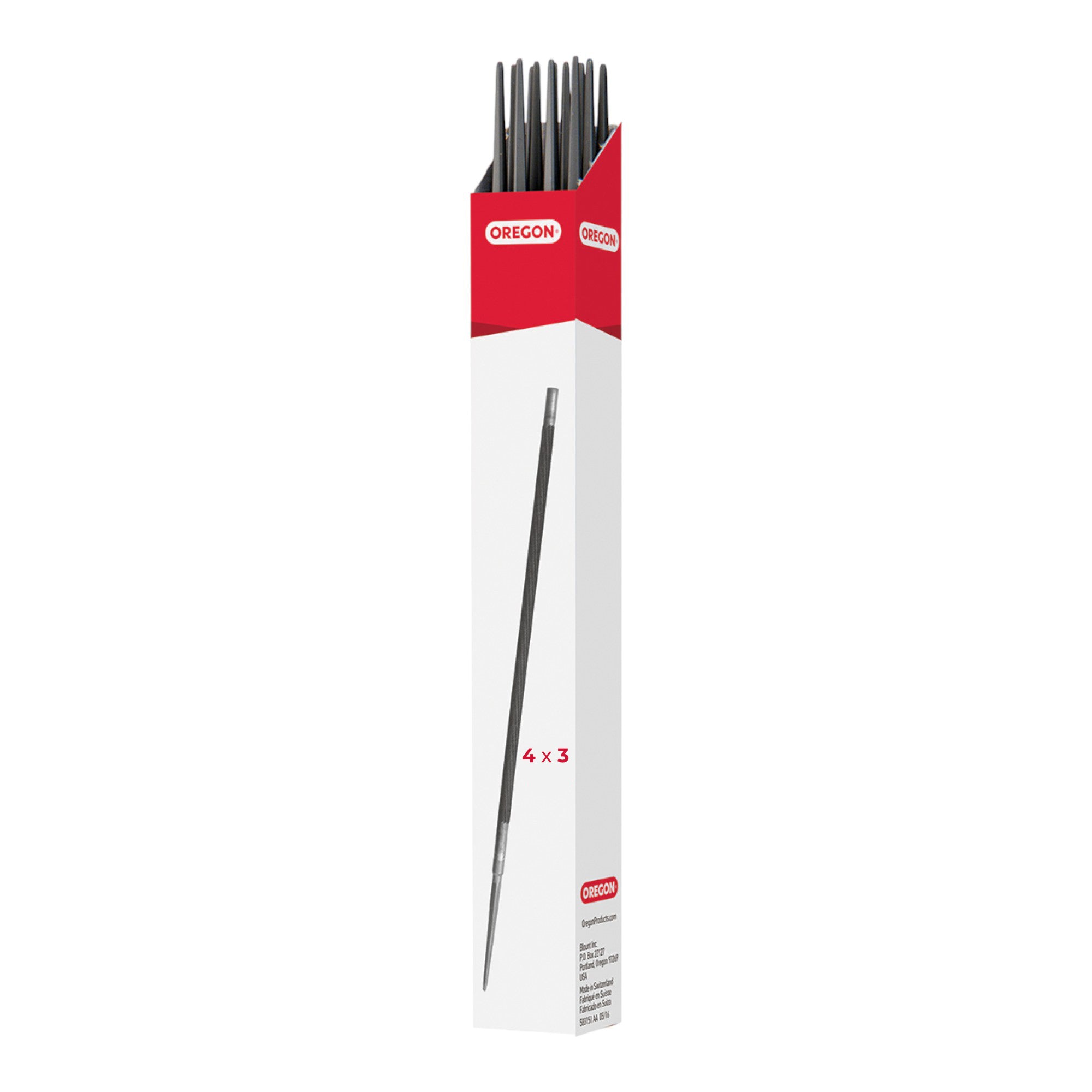 Oregon 4x3er Pack Rundfeile 5 0 mm 12 Stueck 70505T  0 - toolbrothers