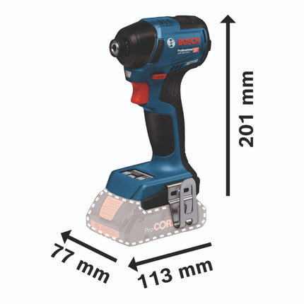 Bosch GDR 18V 220 C Professional Akku Drehschlagschrauber 18 V 220 Nm 1 4 Brushless Solo 06019L6000 ohne Akku ohne Ladegeraet 1 - toolbrothers