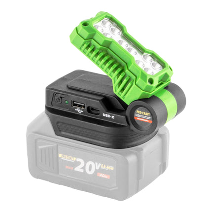 Procraft LL20bb Akku LED Strahler 20 V 500 lm Solo ohne Akku ohne Ladegeraet 2 - toolbrothers