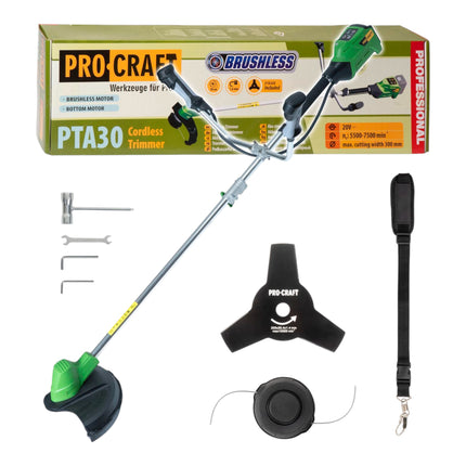 Procraft PTA30 Akku Freischneider 20 V 300 mm Brushless Solo ohne Akku ohne Ladegeraet 1 - toolbrothers