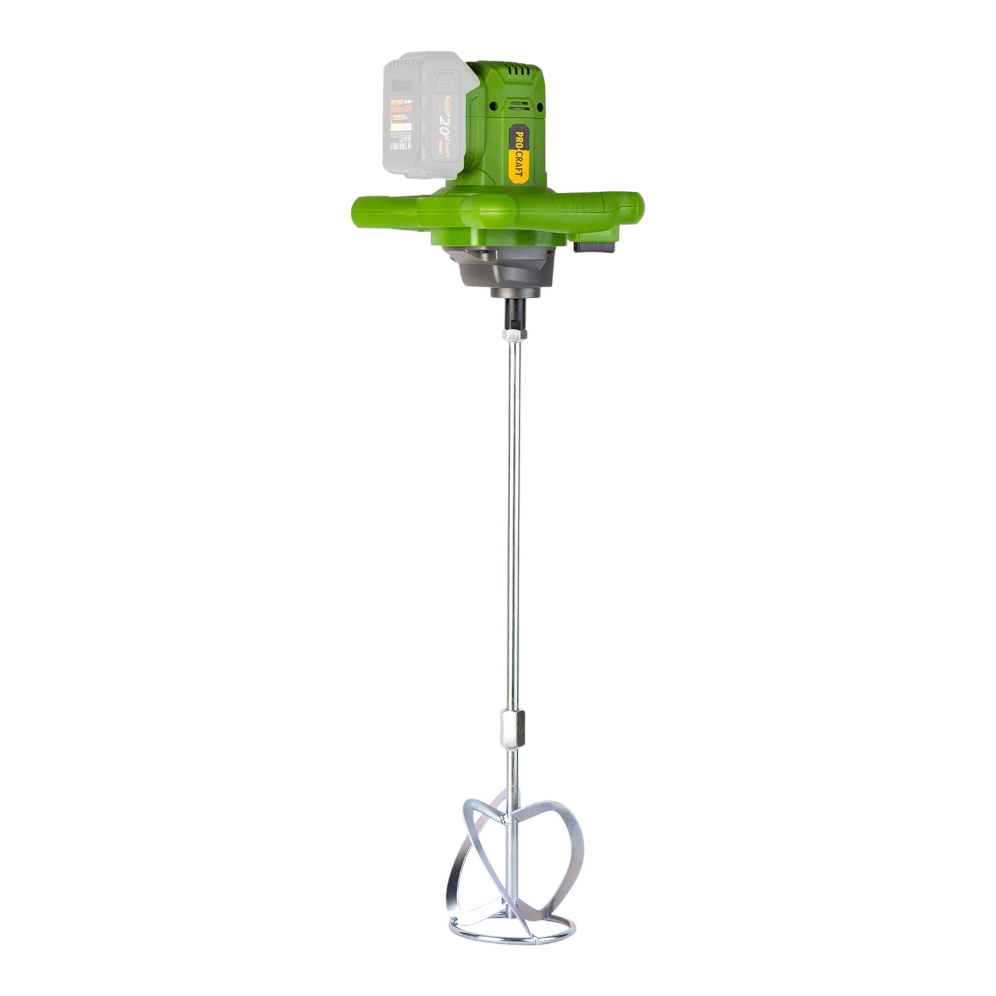 Procraft PMM20 Akku Ruehrwerk 20 V Brushless 1x Akku 4 0 Ah ohne Ladegeraet 4 - toolbrothers