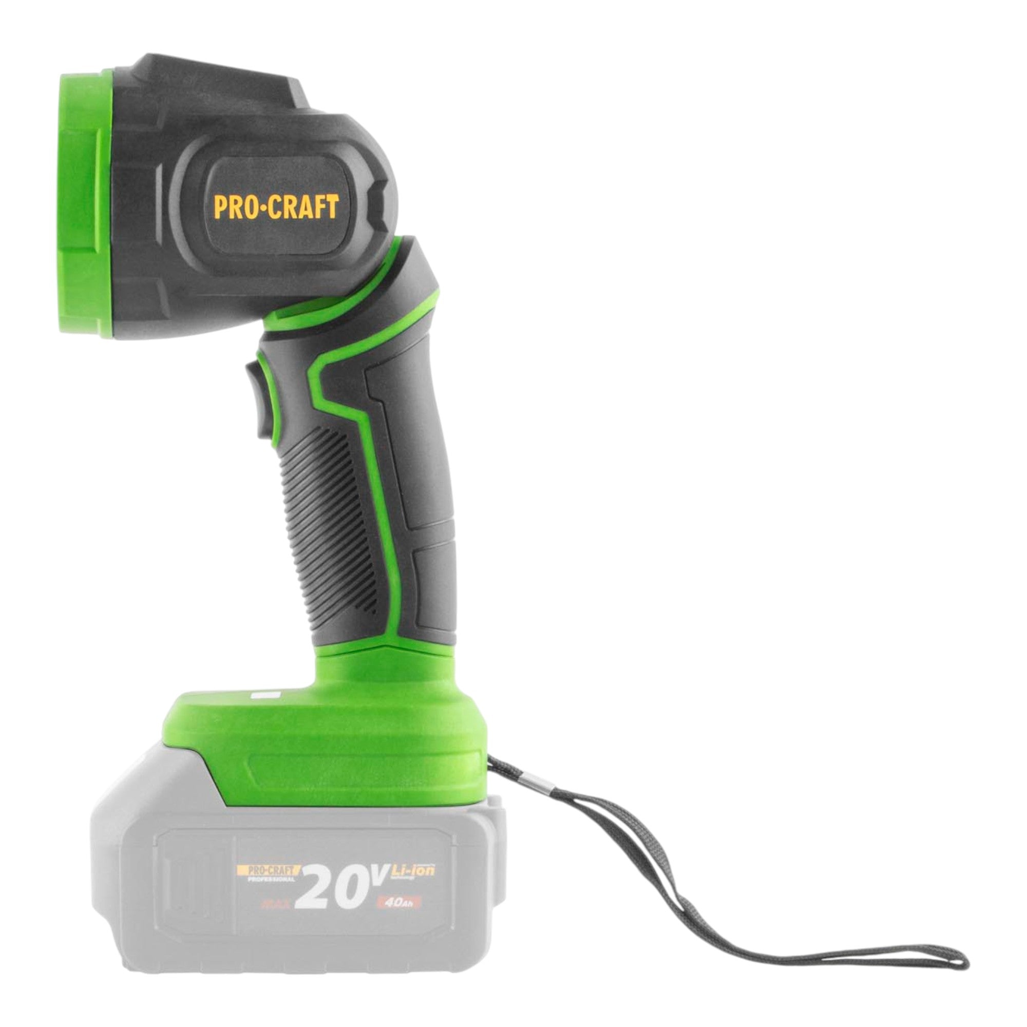 Procraft LL18bb Akku LED Strahler 20 V 300 lm 2x Akku 4 0 Ah Ladegeraet 2 - toolbrothers