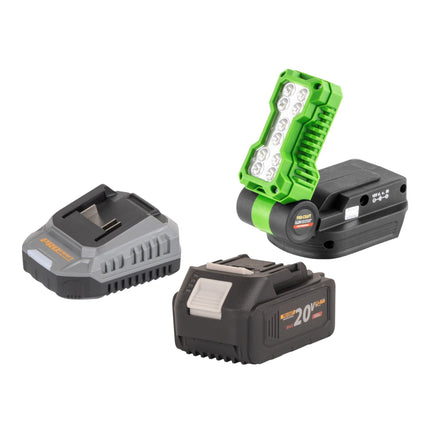 Procraft LL20bb Akku LED Strahler 20 V 500 lm 1x Akku 4 0 Ah Ladegeraet 0 - toolbrothers