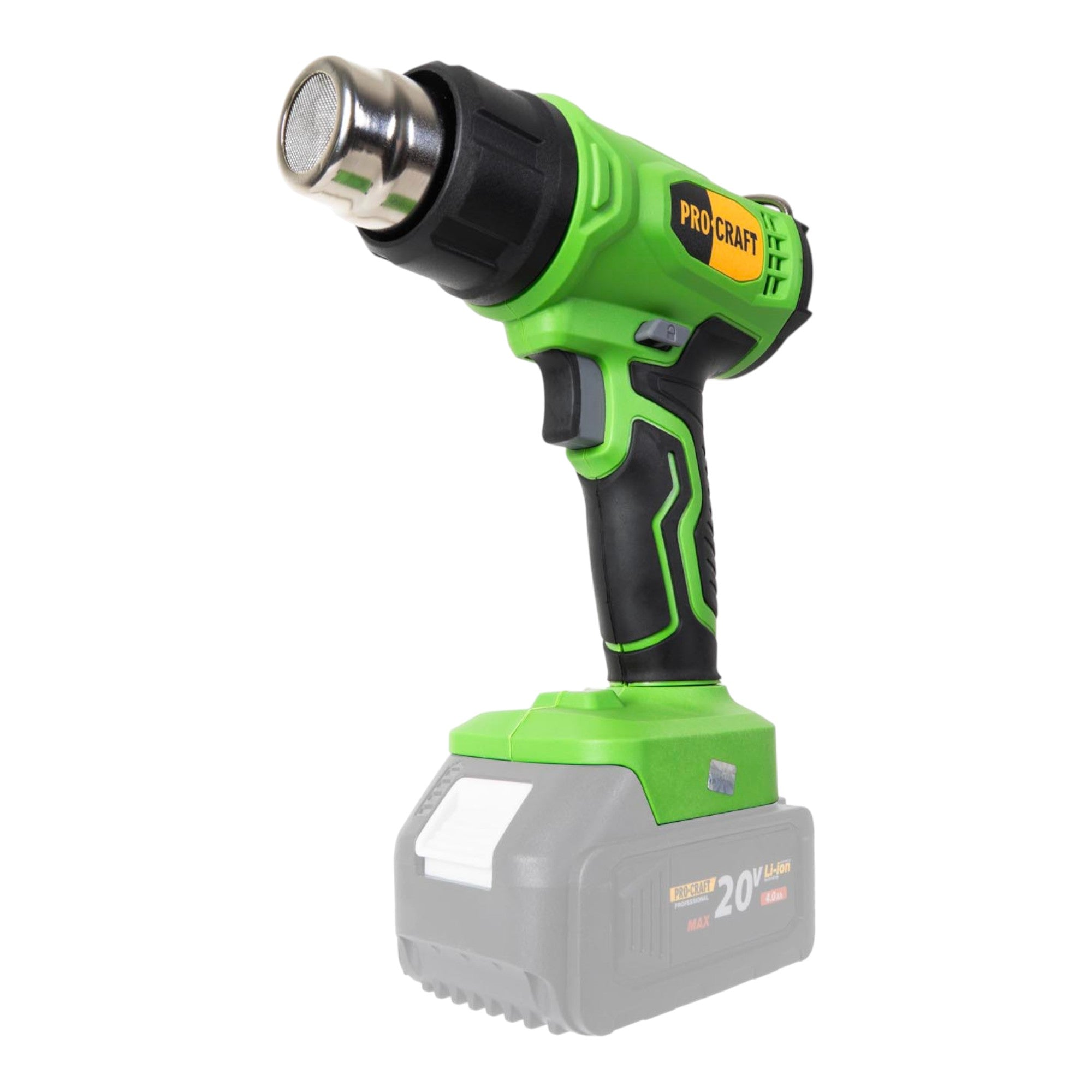 Procraft PH24bb Akku Heissluftpistole 20 V 50 550 C 1x Akku 4 0 Ah Ladegeraet 1 - toolbrothers