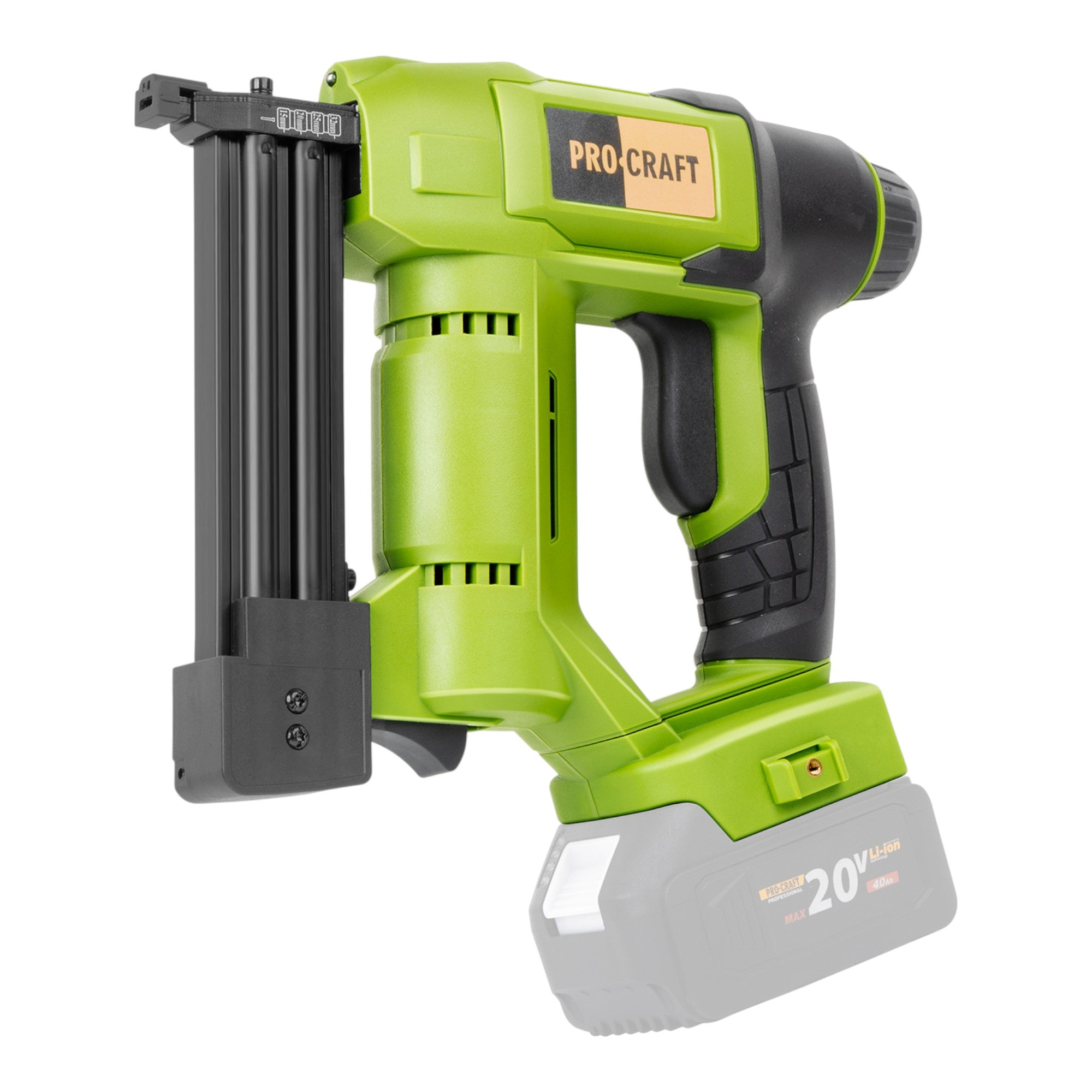 Procraft PEH20 Akku Tacker 20 V 15 32 mm 2x Akku 4 0 Ah Ladegeraet 2 - toolbrothers