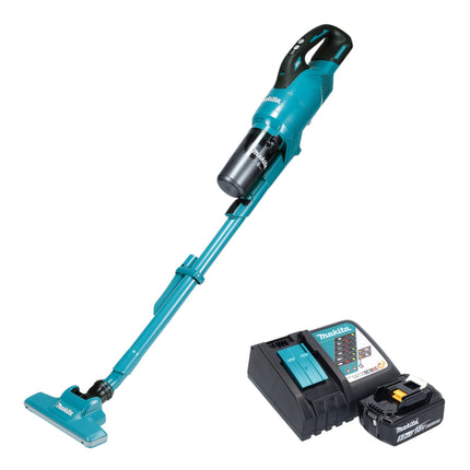 Makita DCL 286 FRT Akku Staubsauger 18 V 0 25 l Brushless 1x Akku 5 0 Ah Ladegeraet 0 - toolbrothers