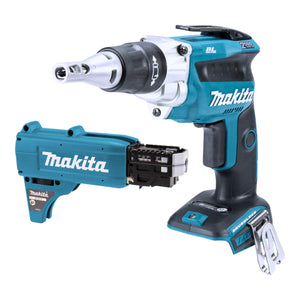 Makita DFS 250 Z Akku Trockenbauschrauber 18 V Brushless + Magazinschrauben Vorsatz - ohne Akku, ohne Ladegerät
