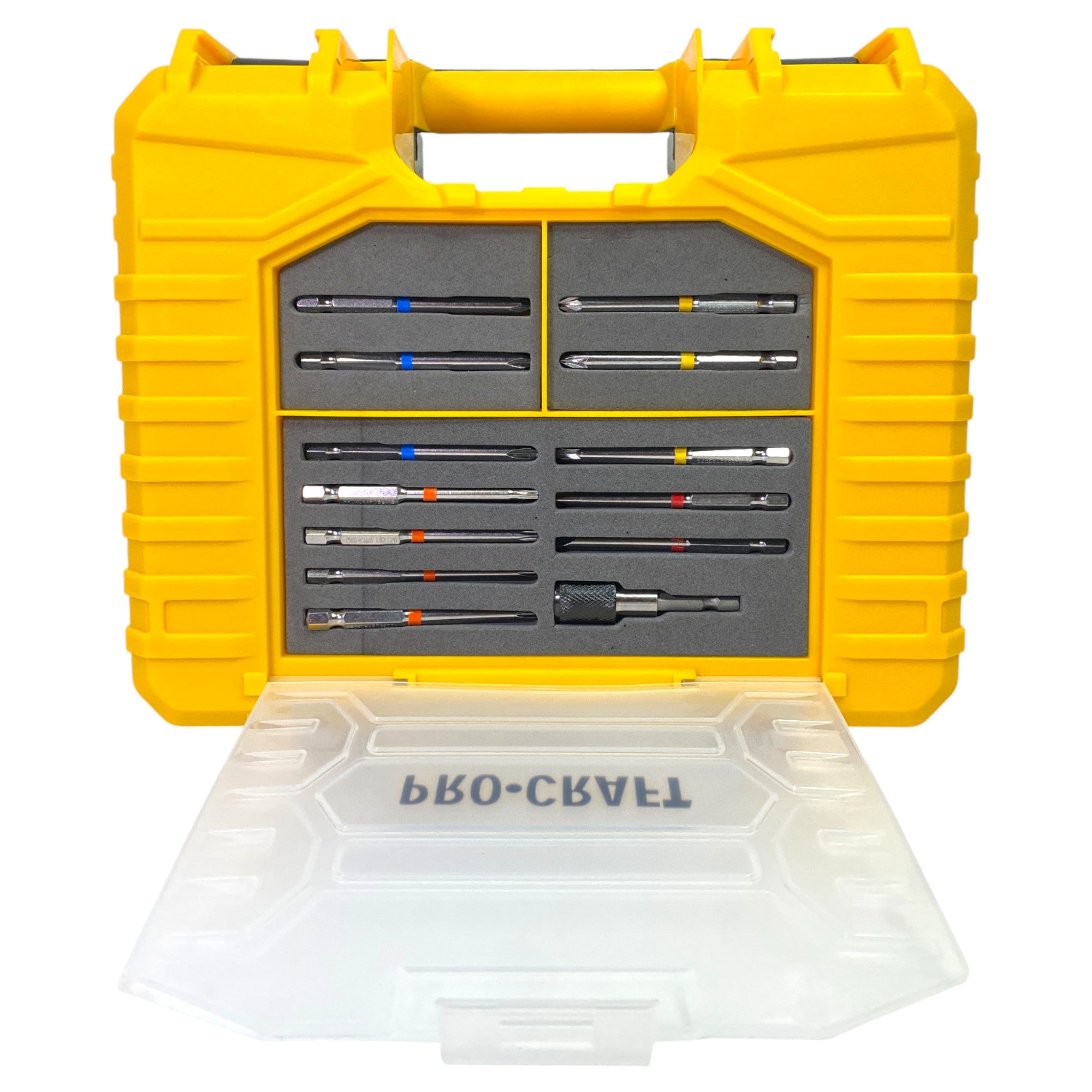 Procraft PA18ProDFR2 1B C Akku Bohrschrauber 20 V 30 Nm Brushless 1x Akku 2 0 Ah Ladegeraet 13 tlg Bit Set Koffer 3 - toolbrothers