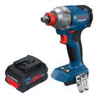 Bosch GDX 18V 285 Professional Akku Drehschlagschrauber 18 V 285 Nm 1 4 Brushless 1x ProCORE Akku 8 0 Ah ohne Ladegeraet 0 - toolbrothers