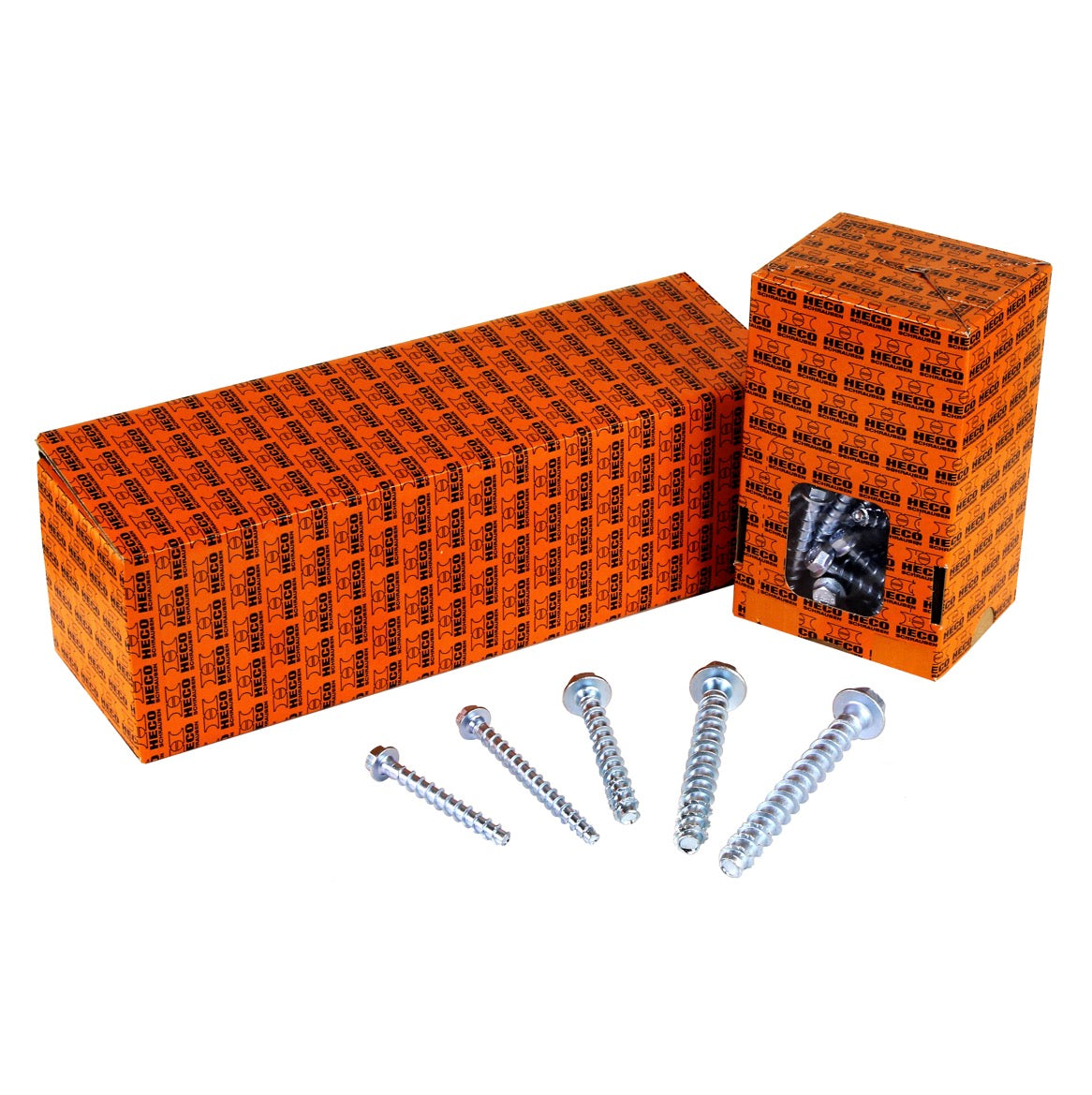 HECO MULTI-MONTI-plus SS Betonschraube 7,5 x 80 mm 100 Stk. SW 10 Sechskantkopf verzinkt A2K ( 2x 48397 ) - Toolbrothers