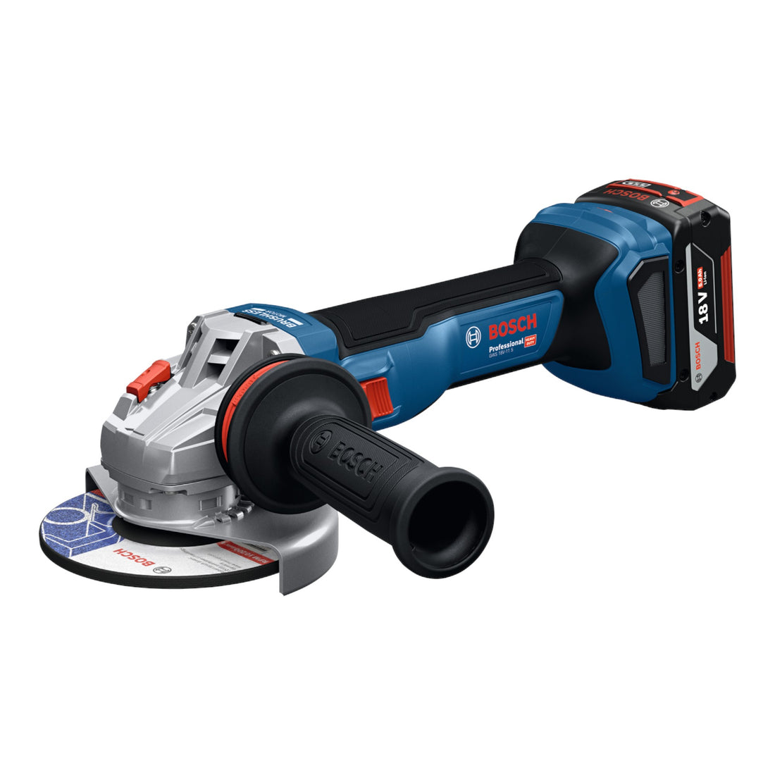 Bosch GWS 18V-11 S Professional Akku Winkelschleifer 18 V 125 mm ( 06019N4001 ) Brushless + L-Boxx  - ohne Akku, ohne Ladegerät