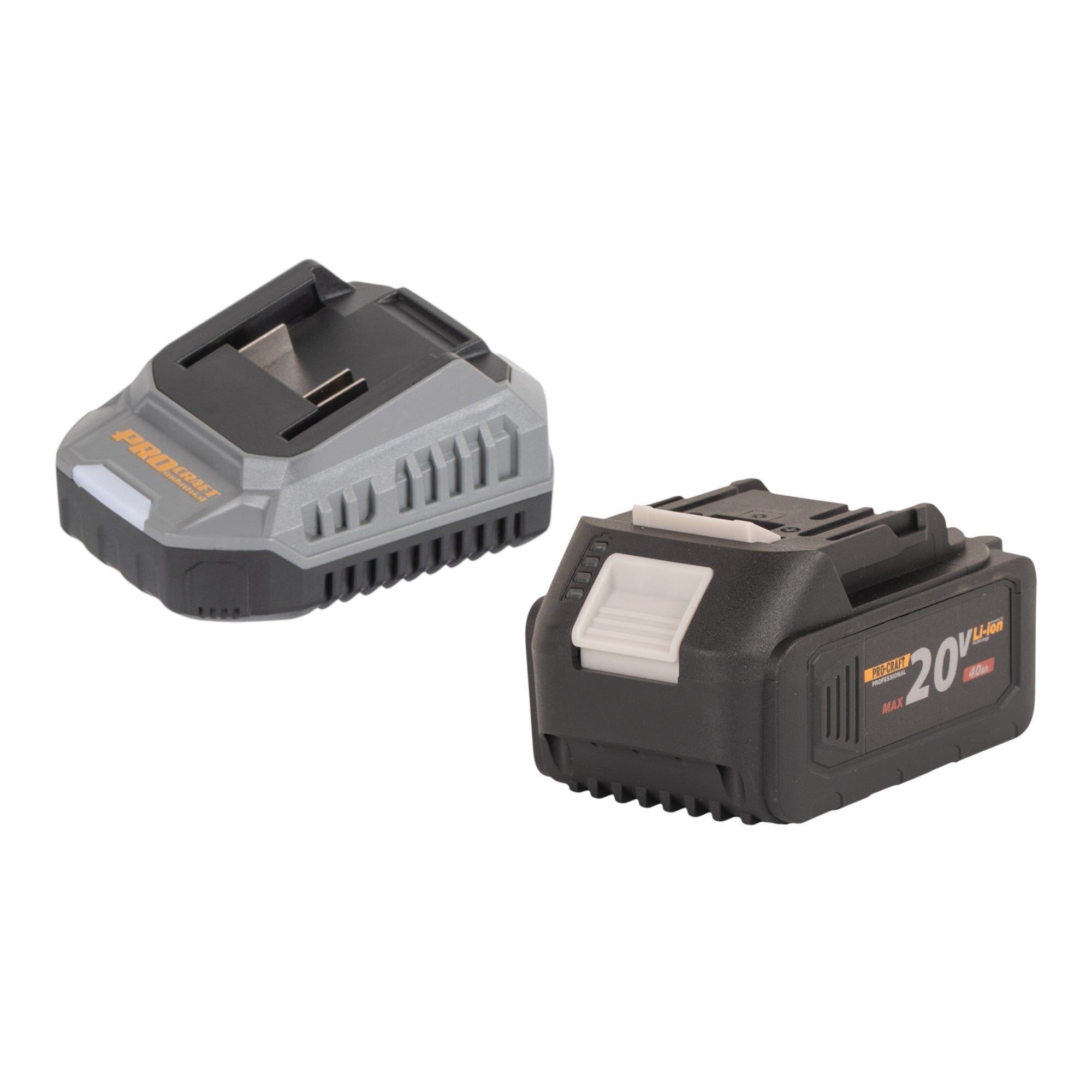Procraft PGA22 BB Akku Winkelschleifer 20 V 125 mm Brushless 1x Akku 4 0 Ah Ladegeraet 2 - toolbrothers
