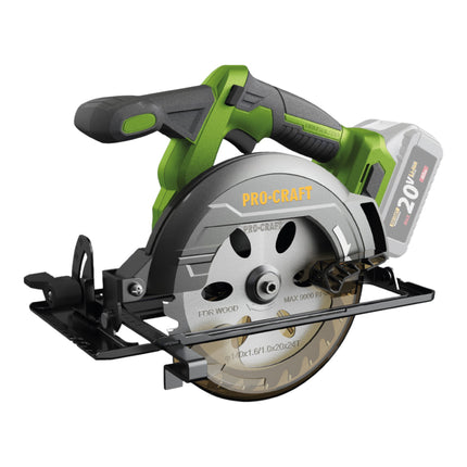 Procraft PCA32 BB Akku Handkreissaege 20 V 165 mm Brushless 1x Akku 4 0 Ah ohne Ladegeraet 1 - toolbrothers