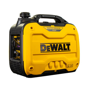 DeWalt DXGN i20 E Benzin Inverter Generator Stromerzeuger 2000 W 5000 ml 1× 230 V, 1× 12 V DC Ausgang, 2x USB-Anschlüsse