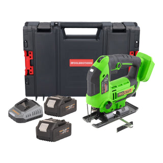 Procraft ST22 Akku Stichsaege 20 V 80 mm Brushless 2x Akku 4 0 Ah Ladegeraet RHINO Toolcase 0 - toolbrothers