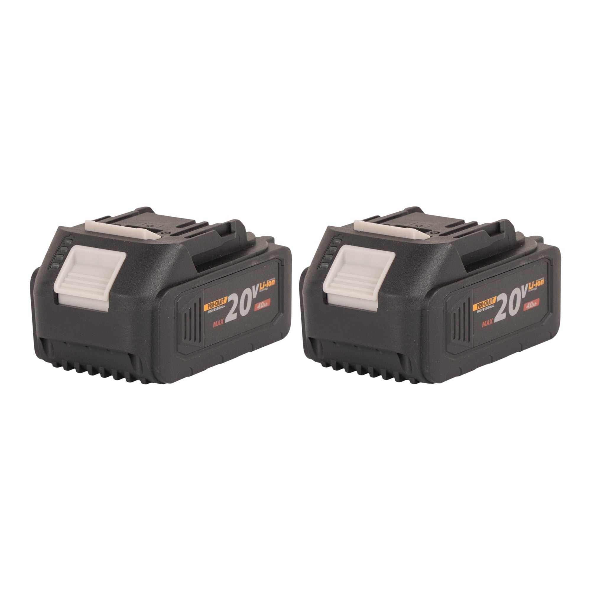 Procraft PCA42 2 Akku Kettensaege 40 V 2x 20 V 406 mm Brushless 2x Akku 4 0 Ah ohne Ladegeraet 2 - toolbrothers