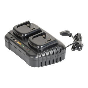 Procraft 20/2 Doppel Ladegerät 20 V für Li-Ion Akkus 2 A