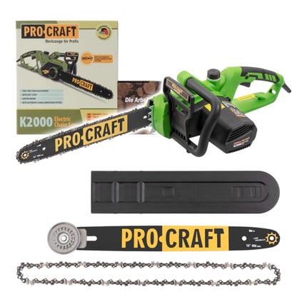 Procraft K2000 Kettensaege 1800 Watt 406 mm Schnittlaenge 0 - toolbrothers
