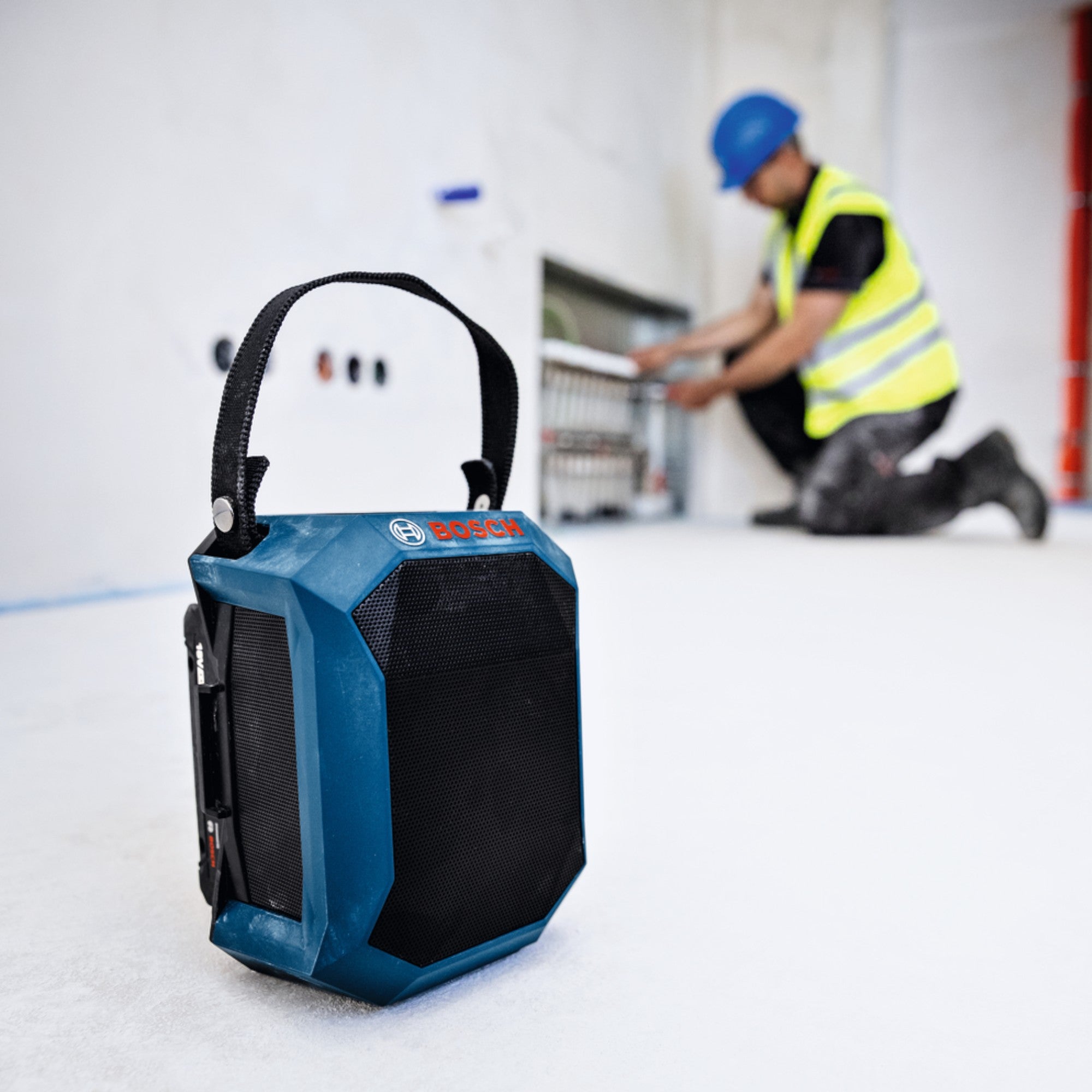 Bosch GPB 18V 1 C Professional Baustellen Bluetooth Lautsprecher 18 V 11 W USB C 06014A7000 Solo ohne Akku ohne Ladegeraet 4 - toolbrothers