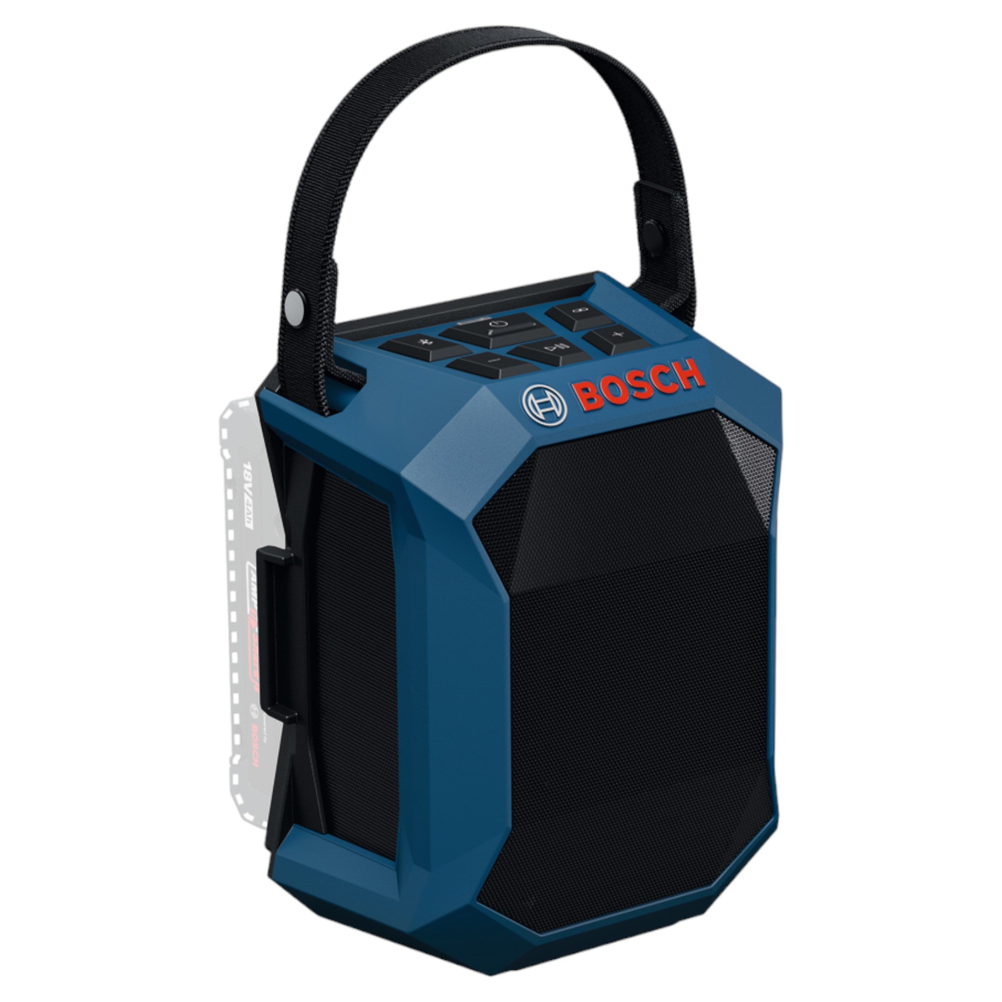 Bosch GPB 18V 1 C Professional Baustellen Bluetooth Lautsprecher 18 V 11 W USB C 06014A7000 Solo ohne Akku ohne Ladegeraet 0 - toolbrothers
