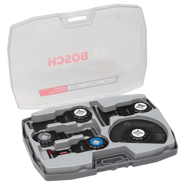 Bosch Professional Multifunktionswerkzeug Zubehoer Schneid Set 5 tlg 2608669093 Starlock Koffer 0 - toolbrothers
