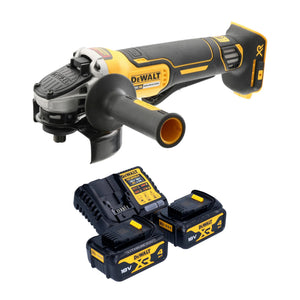 DeWalt DCG 406 M2 Akku Winkelschleifer 18 V 125 mm Brushless + 2x Akku 4,0 Ah + Ladegerät