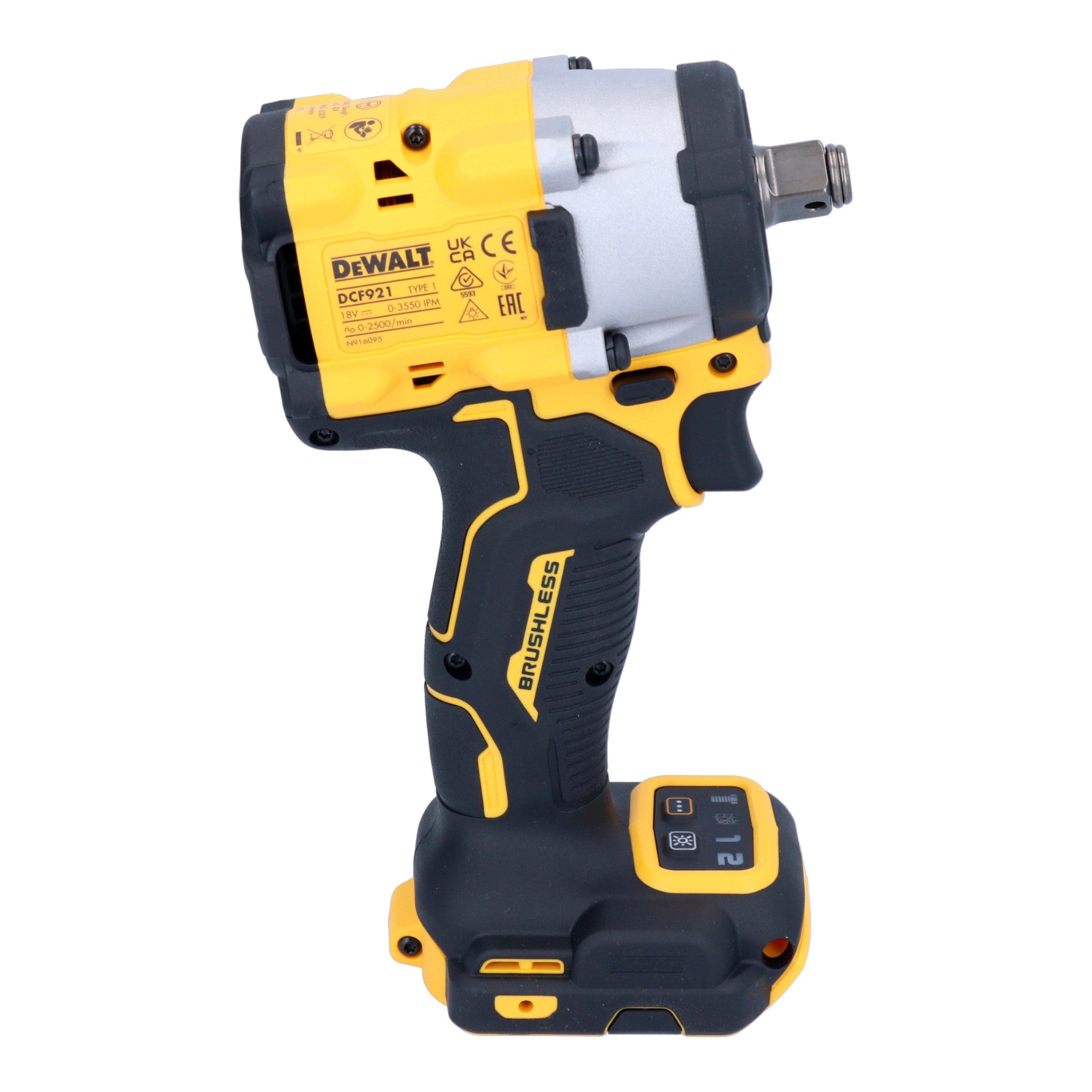 DeWalt DCF 921 D2 Akku Schlagschrauber 18 V 400 Nm 1 2 Brushless 2x Akku 2 0 Ah Ladegeraet 4 - toolbrothers